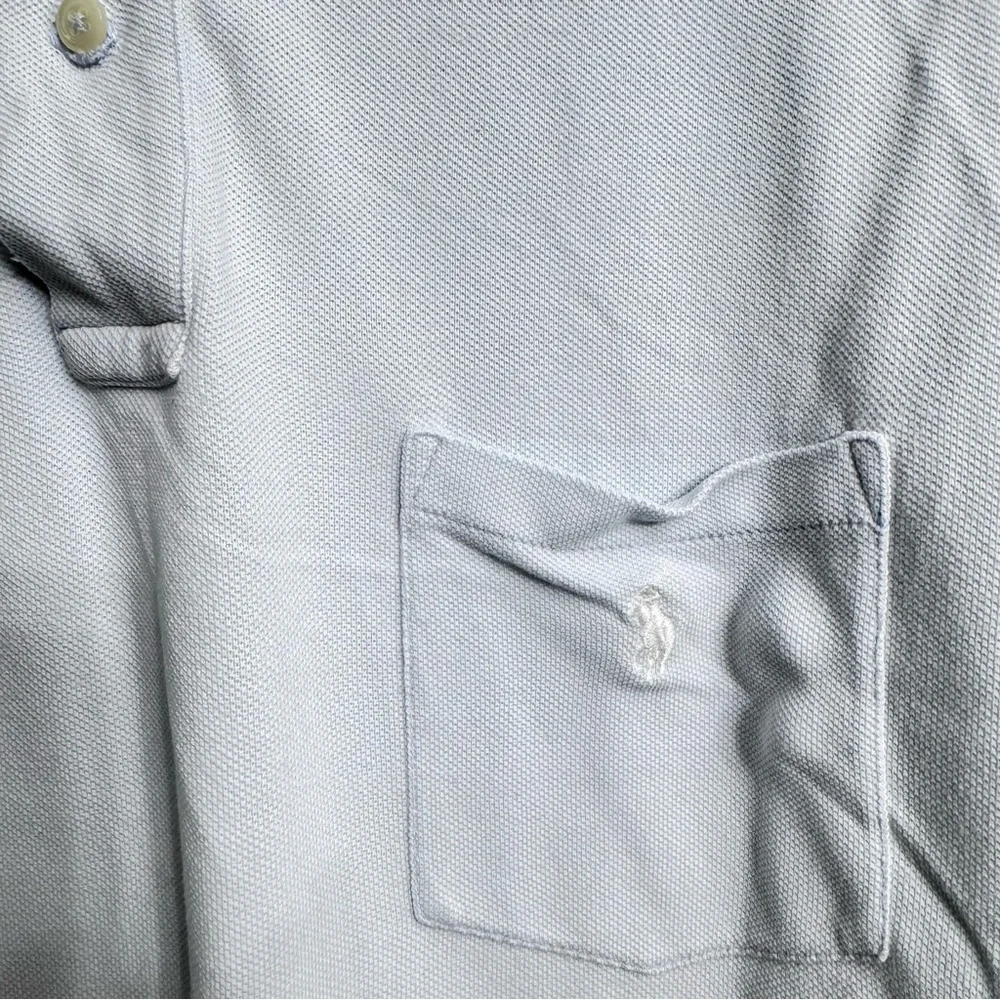 Polo by Ralph Lauren Men's Light Blue Polo - Size XL